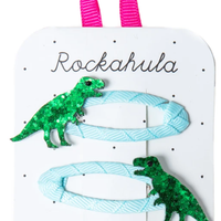 Rockahula T-Rex Glitter Clips